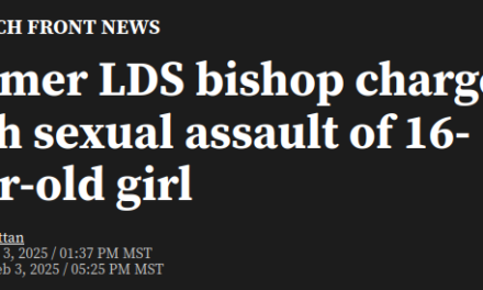 So mormon clergy dirtbags are shameless pedos too, eh? Color me shocked…